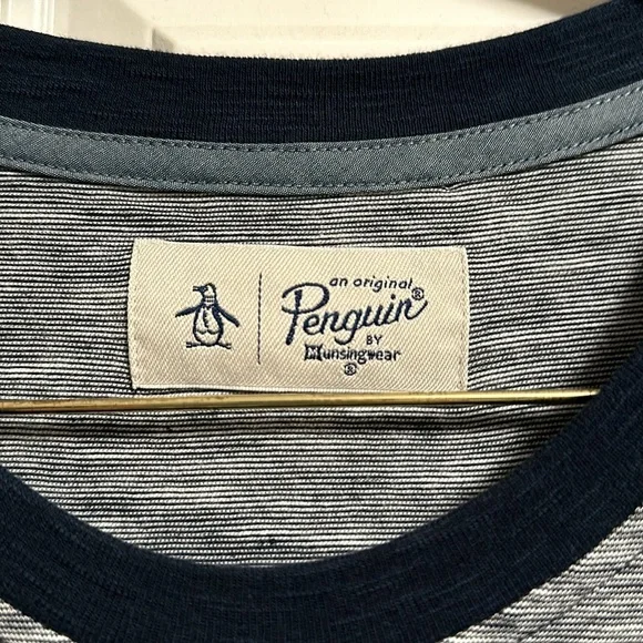 PENGUIN - Blue Tee in Vintage Indigo M Medium NEW NWT - Picture 3 of 7